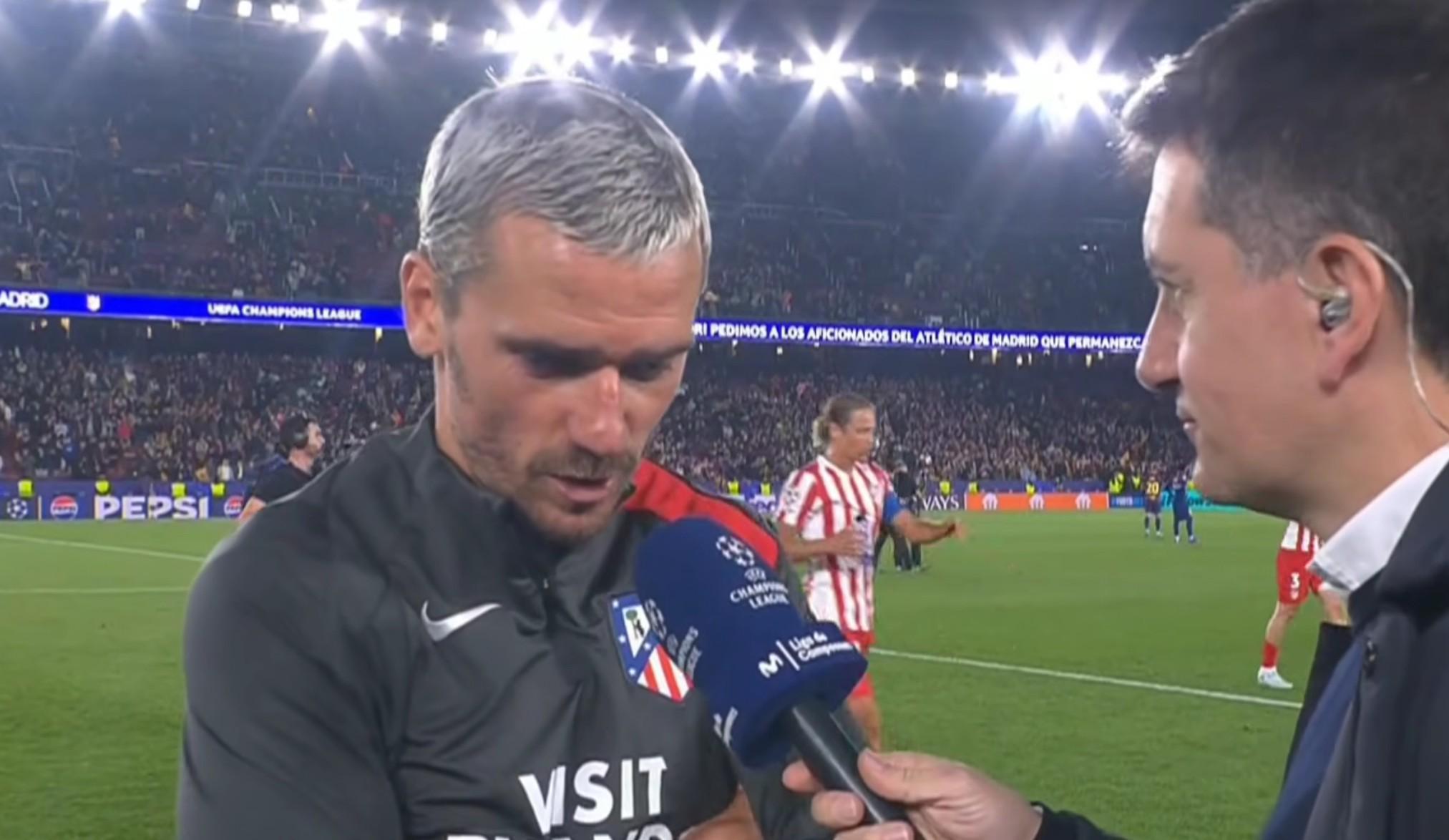 开云体育入口-格列兹曼：我认为我们在有球状态下并没有发挥出最佳水平